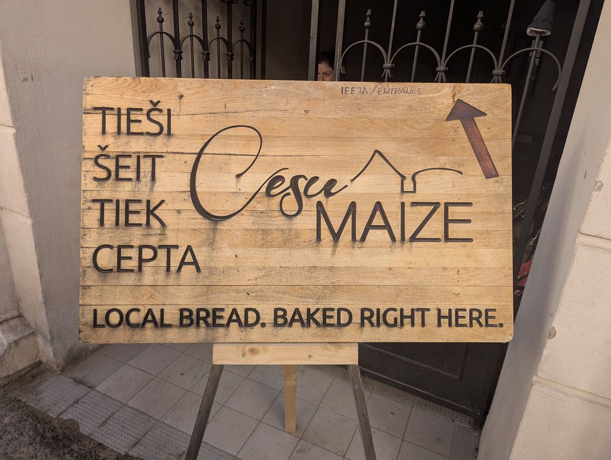 Cēsu Maize, lokalt bröd bakat just här