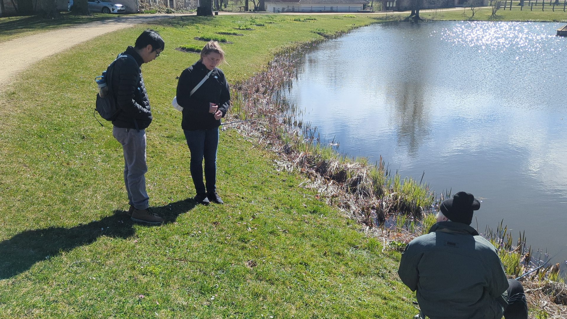 På innergården i Turaida slott
